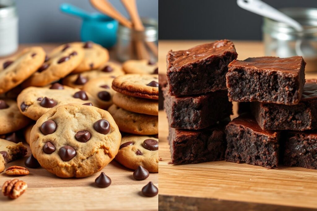 fats in cookies and brownies