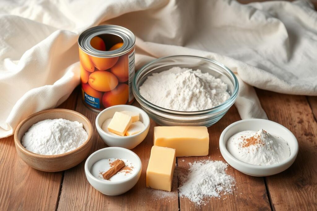 peach cobbler ingredients