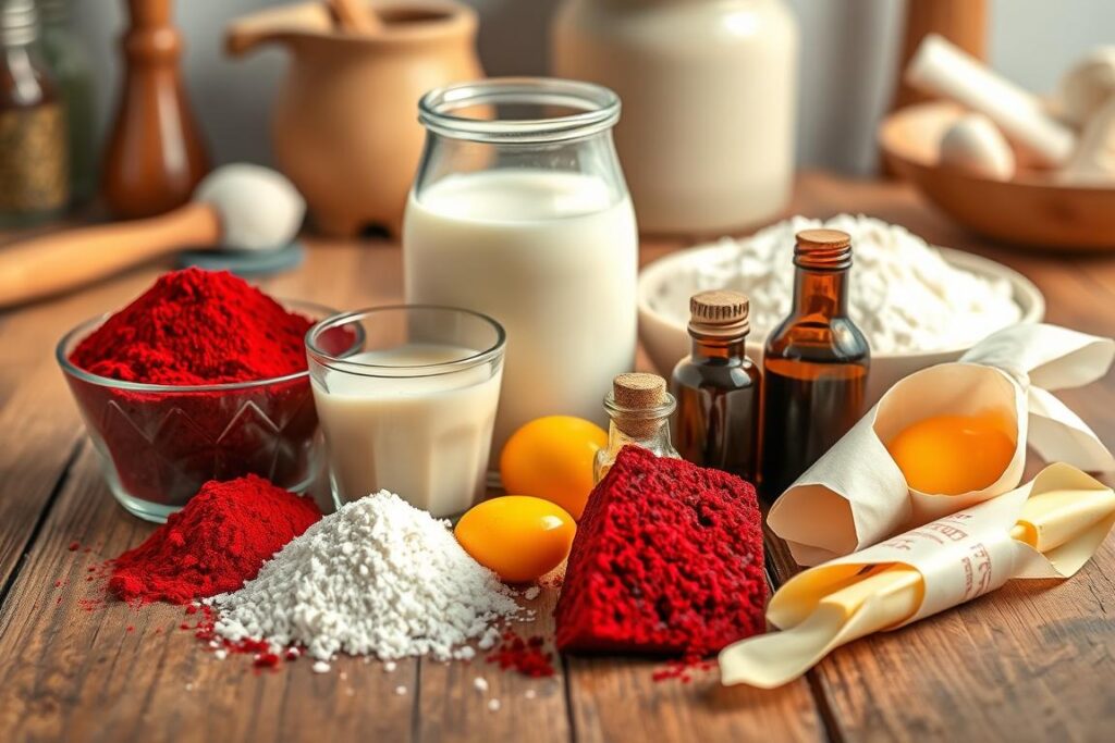 red velvet cake ingredients